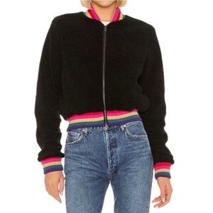 Spiritual Gangster “Loved” Sherpa Bomber Jacket